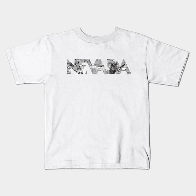 Nevada Kids T-Shirt by KnuckleTonic